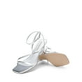 thumbnail image 5 of Women's Square Toe Stiletto Heels with PU-Covered Latex Insole, 5 of 7