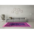 thumbnail image 3 of Ahgly Company Indoor Rectangle Oriental Pink Modern Area Rugs, 6' x 9', 3 of 4