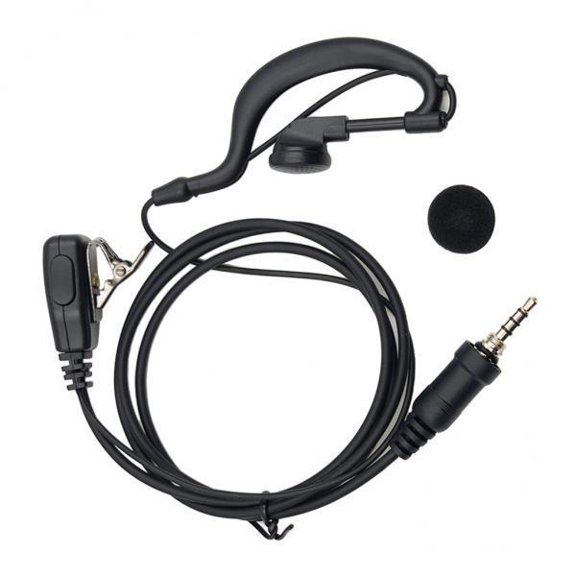 2x 1 auricular con clip de gancho para oreja para Radio VX-6E VX-6R VX-7E VX-7R Hugo Auricular de policía Auricular nuevo