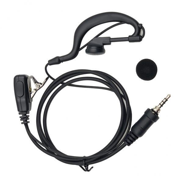 2x 1 auricular con clip de gancho para oreja para Radio VX-6E VX-6R VX-7E VX-7R Hugo Auricular de policía Auricular nuevo