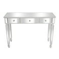 thumbnail image 5 of Ktaxon Mirrored Console Table Sofa Vanity Table with 3 Drawers Entryway Table with Storage for Hallway, Living Room, Foyer, 5 of 9