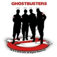 thumbnail image 2 of Men's Ghostbusters Black Silhouettes Standing On Logo Graphic Tee White Large, 2 of 5