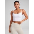 thumbnail image 3 of CRZ YOGA Butterlift Padded Workout Longline Sports Bras for Women U Back Crop Tank Tops, 3 of 7