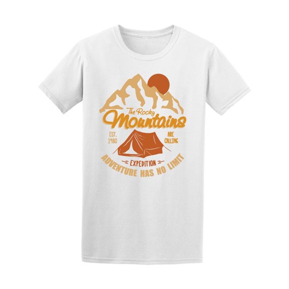 Mountains Adventure Has No Limit Tee Men's -Image by Shutterstock