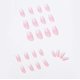 thumbnail image 2 of Prensa en las uñas 24 piezas Rosa uñas postizas llama uñas postizas, 11 Feliz Sencillez, 2 of 5