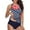 Navy, variant on Utoimkio Two Piece Women Tankini Bathing Suits Fashion Women Printed Bikini Push-Up Padded Swimwear Swimsuit Beachwear Set