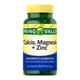 thumbnail image 1 of Calcio, magnesio y zinc Spring Valley Tabletas, 1 of 4