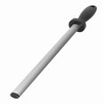 thumbnail image 3 of Steel 12In Diamond Knife Sharpener Honing Rod Oval Stick Kitchen Sharpening Tool, 3 of 6
