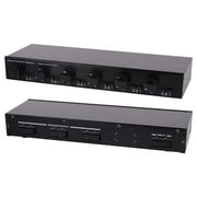 6 Channel High Power Stereo Speaker Selector with Volume Control, Rugged and Durable Housing Construction, Cabinet Heat Sink, Plug and Play Easy Install