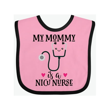 

Inktastic NICU Nurse Mommy Gift Baby Girl Bib