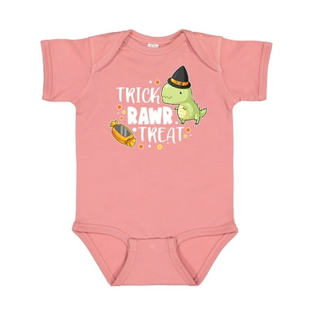 

Inktastic Halloween Trick Rawr Treat with Dinosaur Gift Baby Boy or Baby Girl Bodysuit