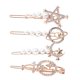 thumbnail image 5 of unbranded 4Ud Pasadores De Metal Dorados Con Y Para Mujer Accesorios, 5 of 7