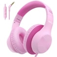 thumbnail image 1 of Auriculares EarFun K3 Kids Over Ear con micrófono de 85/94 dB, volumen, color rosa, 1 of 7