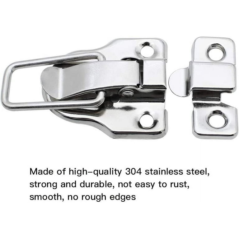 Heldig Set of 8 Toggle Latches Metal Lever Closure Toggle Clasp