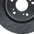 thumbnail image 5 of KarParts360 For Ford F-150 2015 2016 2017 Rotor Set | Black | Drilled And Slotted, 5 of 8