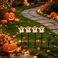 thumbnail image 3 of Solar Halloween Ghost Ground Stake Light, Waterproof Outdoor LED Decor Lamp For Yard Lawn Garden Pathway, 3 of 8
