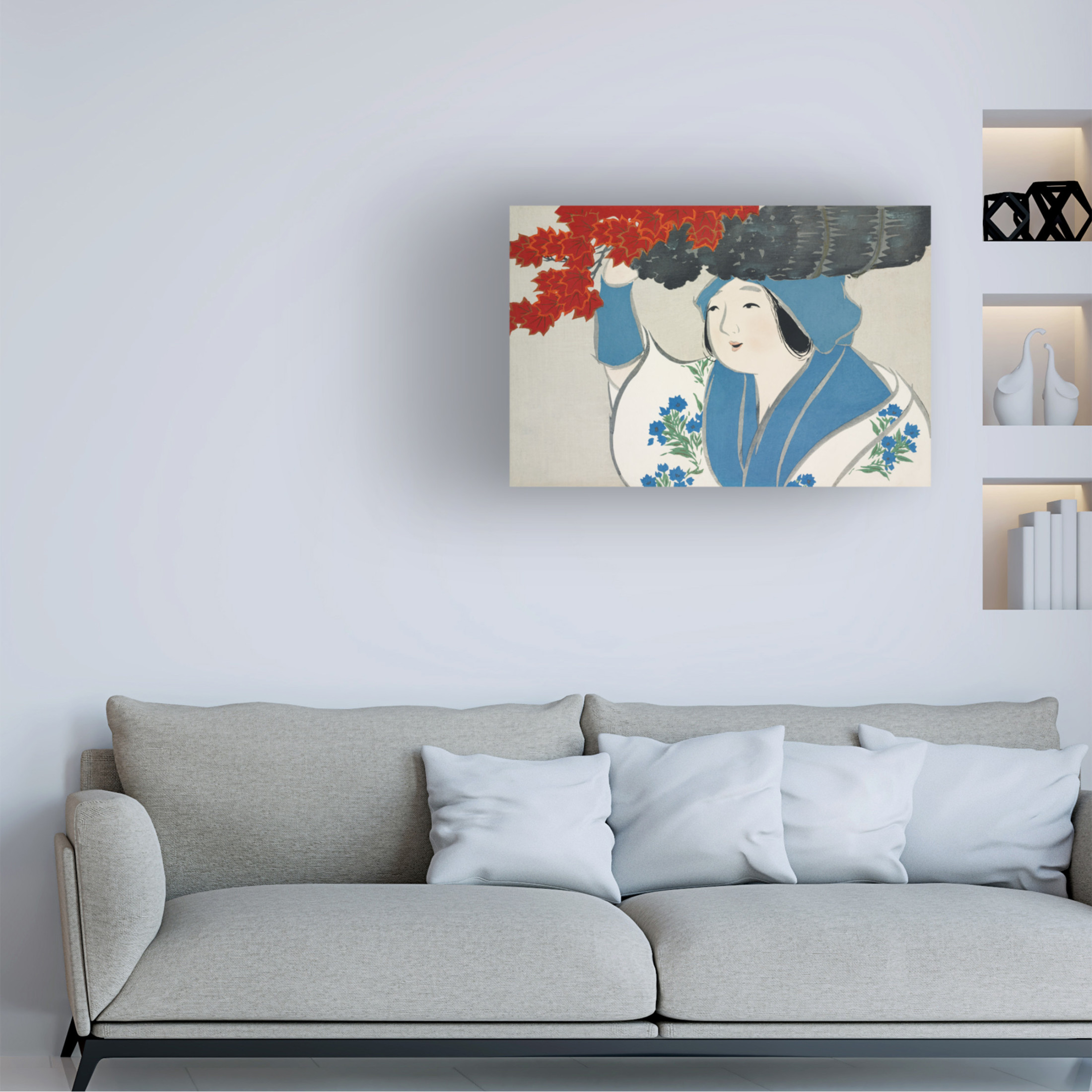 Trademark Fine Art Pictufy Woman From Momoyogusa Canvas Wall Art