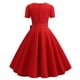 thumbnail image 3 of Las mujeres Vintage vestido de verano 50s 60s Retro Pin Up Swing Rockabilly Vestidos elegante oficina vestido de fiestapangjing, 3 of 4