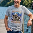 thumbnail image 4 of Jollimate Hold On Let Me Overthink This Shirt, Funny Raccoon Graphic Tee, Humorous Gift for Men, 4 of 6