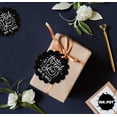thumbnail image 5 of Inkdotpot Pack Of 50 Real Silver Foil Paper Tags Thank You From The New Wedding Favor Hang Tags, 5 of 6