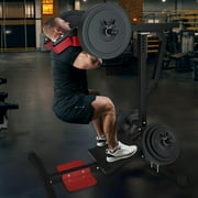 Reliancer Hack Squat Machine, Leverage Squat/Calf Machine, Leg Exercise/Press Machine, Weight Training Home Gym Equipment