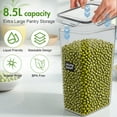 thumbnail image 5 of 8.5L/287Oz Airtight Cereal Container Flour Storage with Lids, Extra Large Food Storage Containers Pantry with Measuring Cups, Chalkboard Labels and Marker for Kitchen Organization, 2 Pack, 5 of 10
