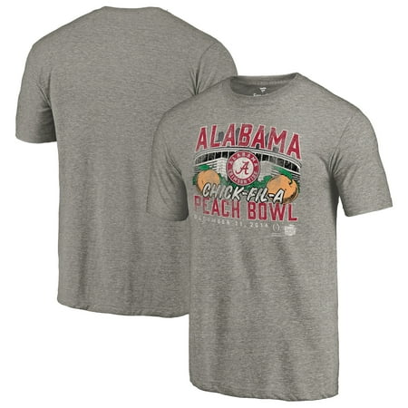 Iron Bowl T Shirt Alabama Alabama Crimson Tide Fanatics Branded College Football Playoff 2016 Peach Bowl Bound Prime Tri-Blend T-Shirt - Heather Gray ()