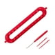 thumbnail image 4 of Kit de telar de punto largo, herramientas de costura, tejido de ganchillo hecho a mano, de tejer con aguja para bufanda, chal, mantas rojo 10.2 pulgadas Macarena telar de tejer, 4 of 8
