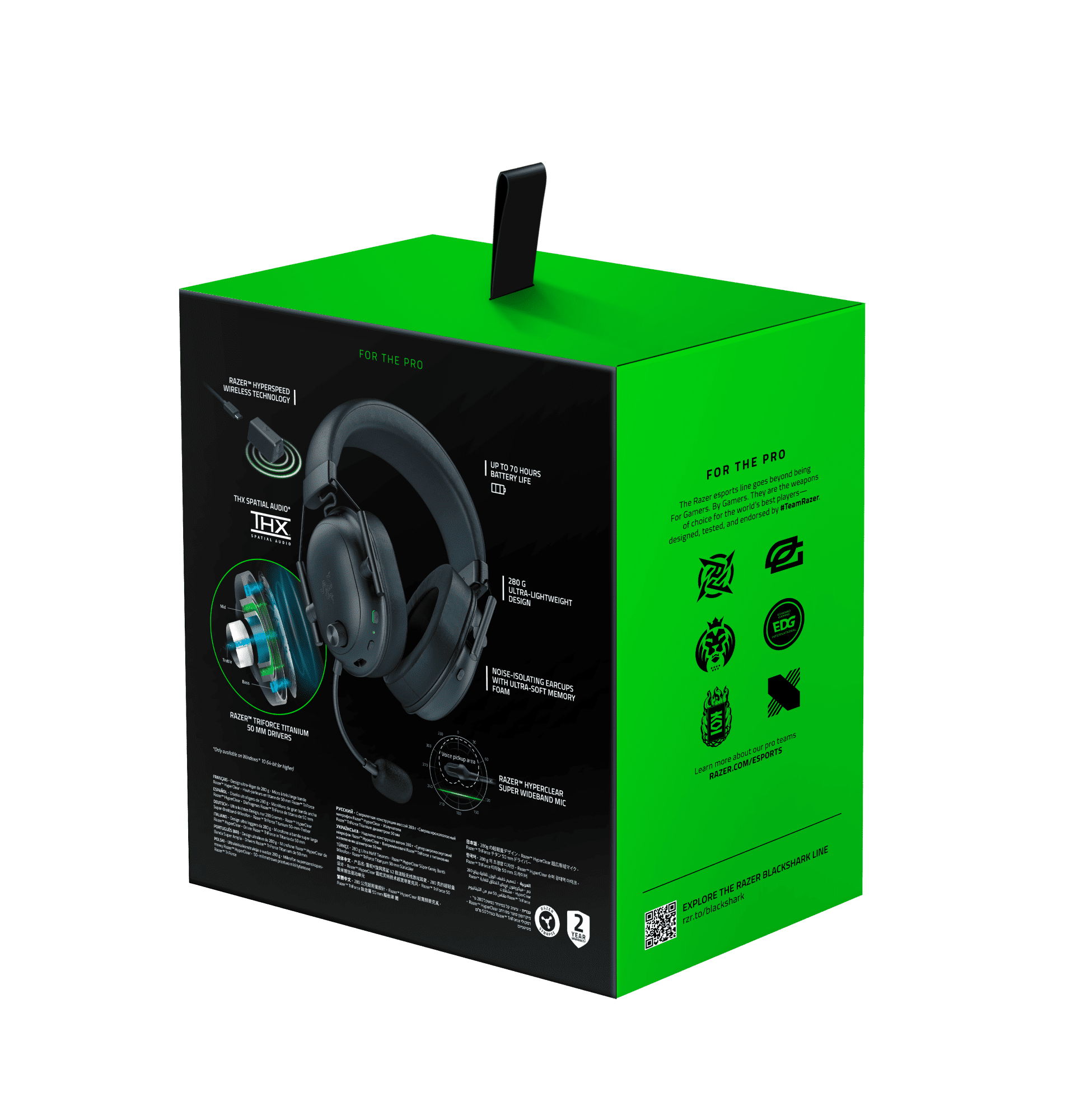 Razer BlackShark V2 HyperSpeed - Wireless Ultra-Lightweight