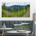 thumbnail image 1 of Green Mountains Panorama - Landscape Canvas Art Print, 1 of 4