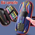 thumbnail image 3 of Pencil Case Car Supercar Pen Case Organizer Stationery For Kids Boys Girls Student Cartoon Pencil Box 3d Eva Large Capacity, 3 of 4