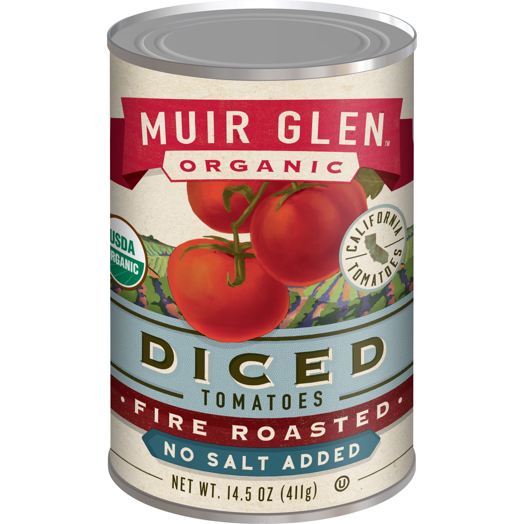 Muir Glen Organic Diced Fire Roasted Tomatoes, 14.5 oz