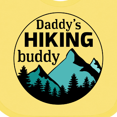 thumbnail image 4 of Inktastic Daddy's Hiking Buddy with Mountains and Trees Boys or Girls Baby Bib, 4 of 4