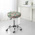 thumbnail image 4 of Uemuo Rose Flowers Pattern Round Bar Stool Seat Covers Washable Stool Cushion Slipcover Elastic Bar Chair Covers-, 4 of 7