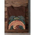 thumbnail image 3 of Wild Heart Free Spirit T-Shirt Men -Image by Shutterstock, Male Large, 3 of 4