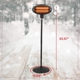 thumbnail image 6 of BLACK+DECKER Outdoor Patio Electric Halogen Heater, Floor or Wall Mount, 1,500/1,000/500 Watts, 5,119 BTUs, Adjustable Tilt, Pull Chain, 5.9-Ft. Cord, 6 of 13