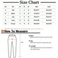 thumbnail image 2 of Plebaso Summer Cropped Pants for Women Solid Color Elastic Waist Straight Leg Trousers Ladies Casual Loose Capris Pants, 2 of 5