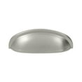 thumbnail image 1 of Deltana K407U15 4.5 in. Elongated Shell Pull, Satin Nickel - Solid, 1 of 1