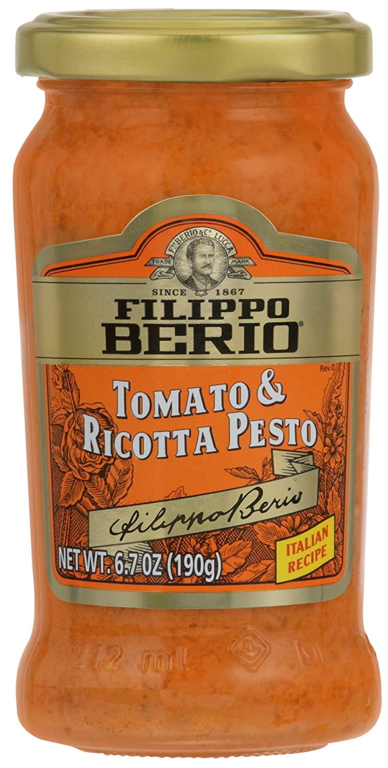 Filippo Berio Pesto, Tomato & Ricotta, 6.7-Ounce