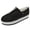 Black, variant on Vedolay Women's Platform Loafers Shoes for Women Comfortable Slip On Flat Casual Low Top Shoes,Black 6.5