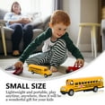 thumbnail image 4 of EeaseCA 1Pc School Bus Model Toy Alloy Pull Back Model Bus Toy Kids Car Toy Kids Funny Alloy Toy, 4 of 9