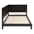 thumbnail image 3 of Twin Size Daybed, Wood Twin Daybed Frame with Headboard, Twin Size Sofa Bed, Perfect for Lounging, Sleeping or Entertaining Guests, Espresso, 3 of 9