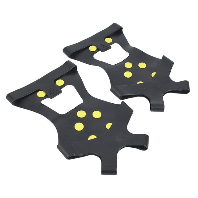 Un Par Al Aire Libre, Cubierta Antideslizante Antideslizante Ice Snow Spike 10 Stud Anti Diez Clavos Gripper Camping Shoes Covers
