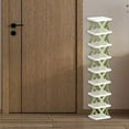 thumbnail image 4 of HOARBOEG Rangement Gain de Place Étagère Multi-Couches Petite Armoire à Chaussures Stable et Pratique Vert, 4 of 7