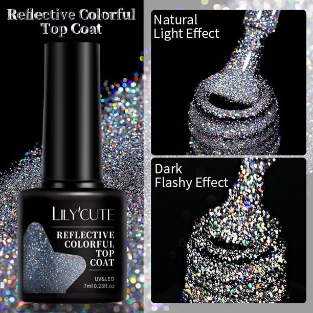 LILYCUTE-esmalte de uñas en Gel magnético 9D, barniz semipermanente Soak Off, purpurina arcoíris, gato, luz de nieve, brillante qym unisex