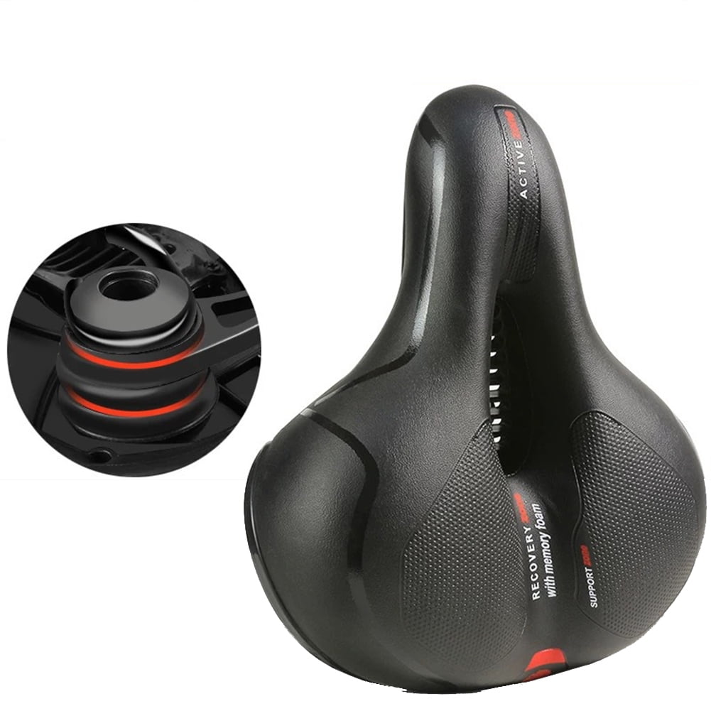 extra wide comfort saddle bicycle seat