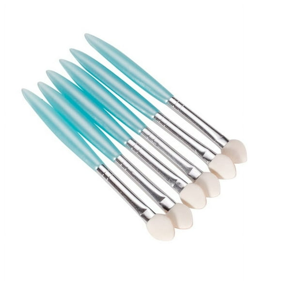 Aplicadores de esponja de de ojos cara de 6 piezas, pinceles de de ojos aleatorios, herramienta aplicadora de maquilla