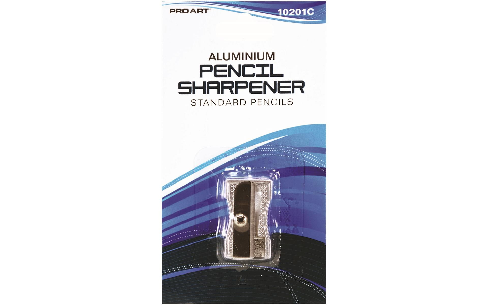 Pro Art Pencil Sharpener Aluminum Single Carded