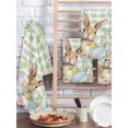 thumbnail image 2 of Easter Kitchen Dish Towels for Drying Dishes Set of 2, Spring Bunny Colorful Eggs Floral Leaves Grey Plaid Waffle Weave Microfiber Hand Tea Bathroom Towels Quick Dry & Absorbent Towel 15.7x23.6, 2 of 7