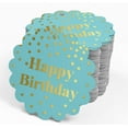 thumbnail image 4 of Inkdotpot Gold Foil Paper Hang Tags Happy Birthday Favor Tags 100 Pieces, 4 of 6